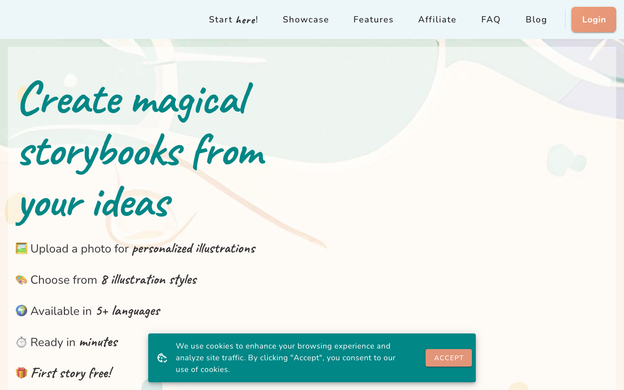 aDale - Create personalized children's books with AI magic