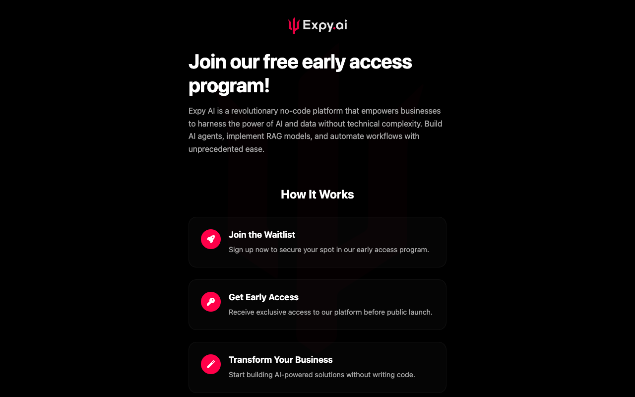 Expy AI - A simple way to create smart helpers for your business
