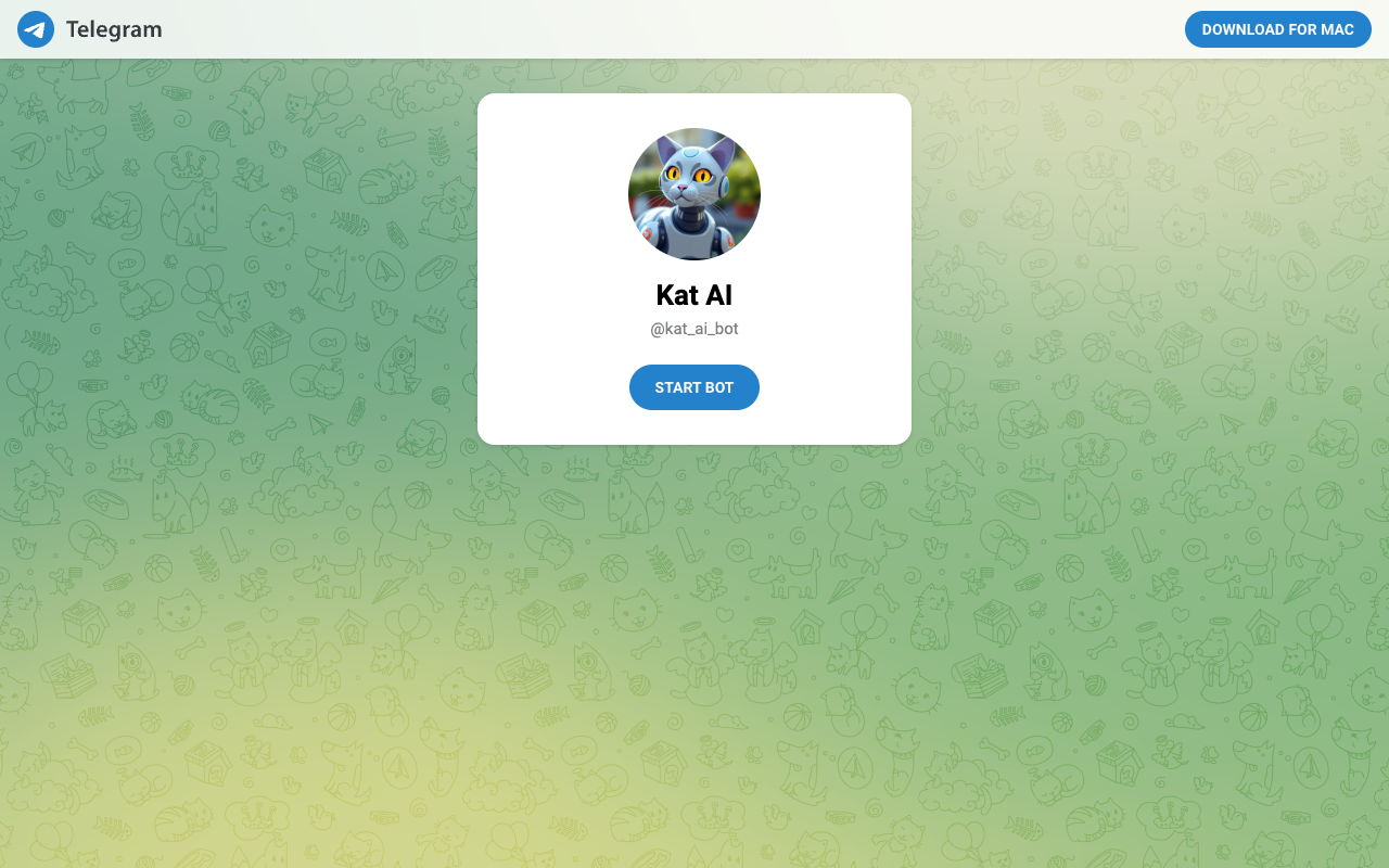 Kat AI - An AI bot that responds with GIFs for every mood