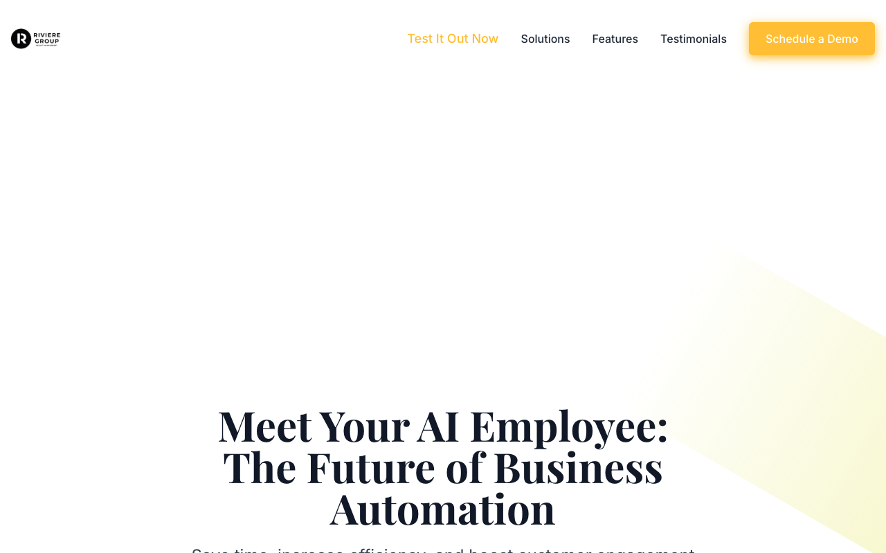 AI Employee by Riviere Group - Your automated team member for sales and support