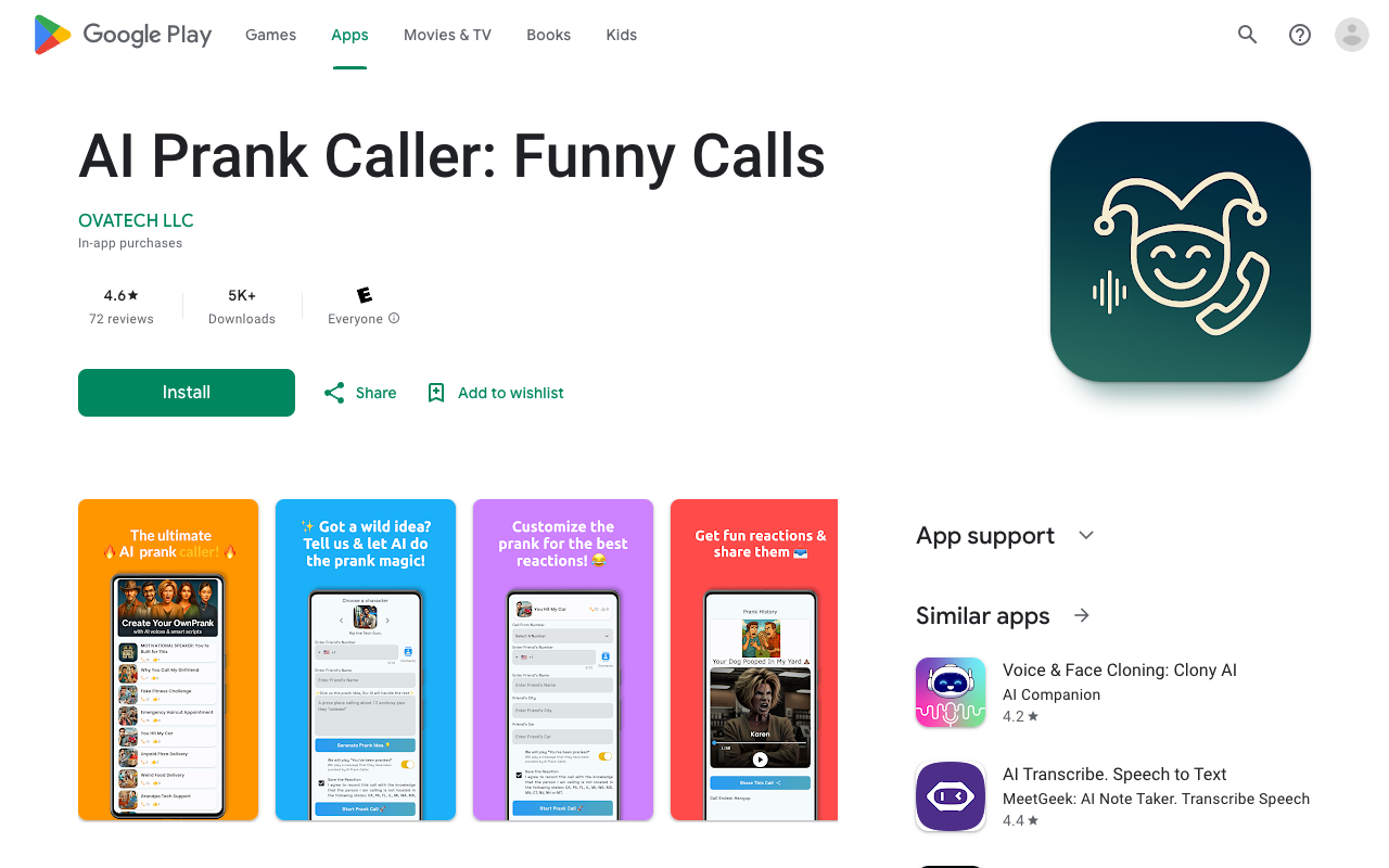 AI Prank Caller - The ultimate app for hilarious AI-powered prank calls