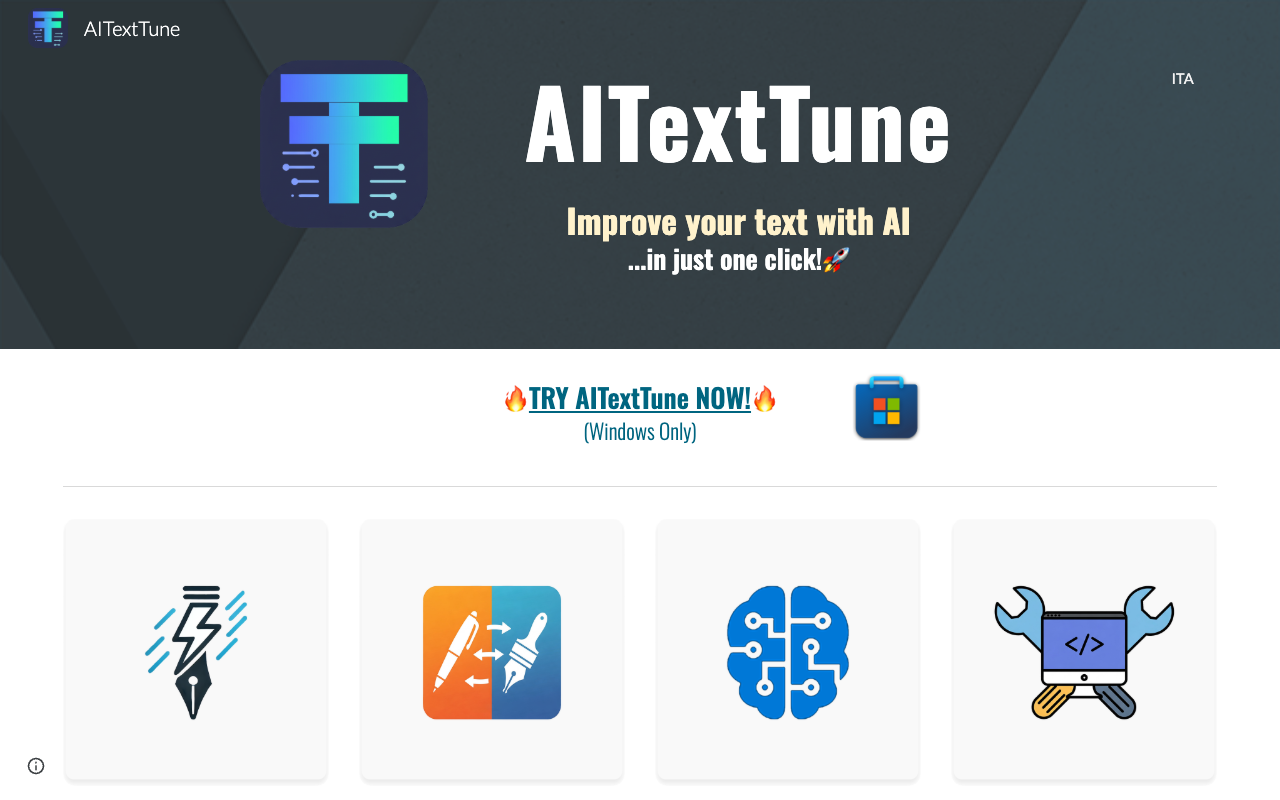 AITextTune - An AI tool that enhances your writing with just one click