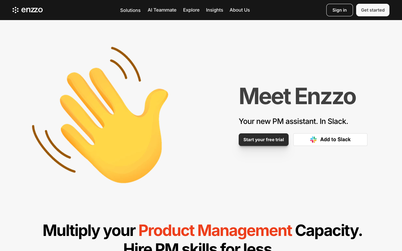 Enzzo PM - An AI-powered product manager that helps you build hardware and software faster