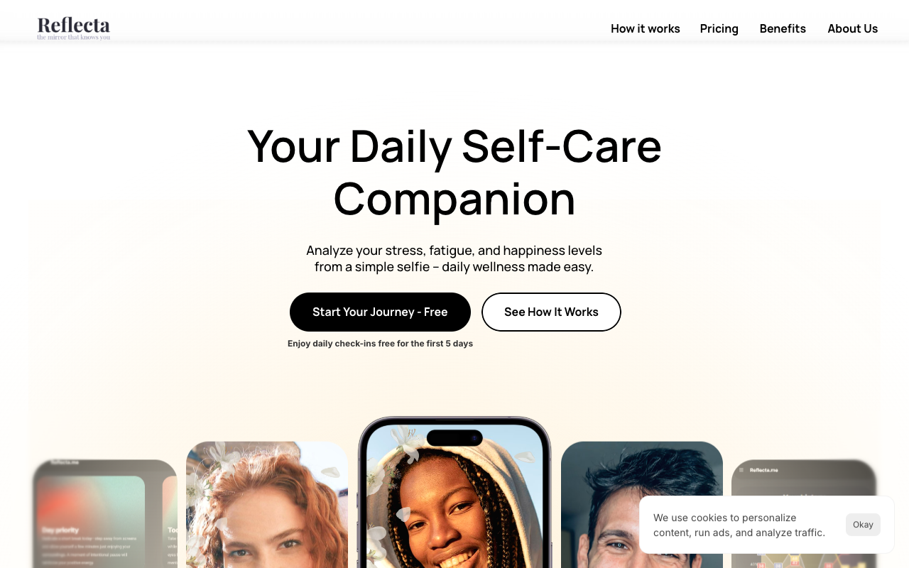 Reflecta.me - Your Daily Self-Care Companion for Understanding Emotions