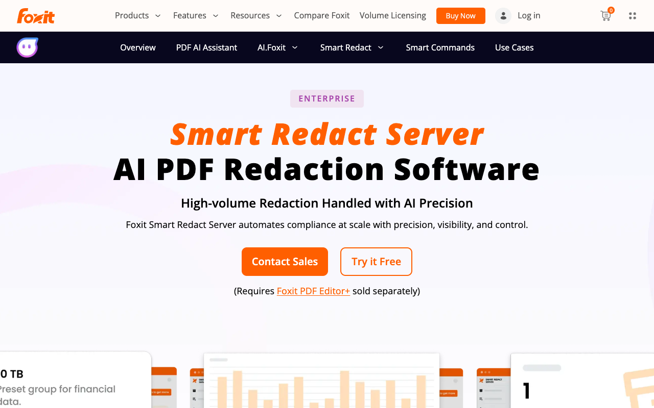 Smart Redact - High-volume AI-powered redaction software for sensitive data discovery