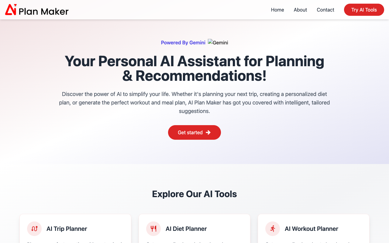 AI Plan Maker - Discover the power of AI to simplify your life