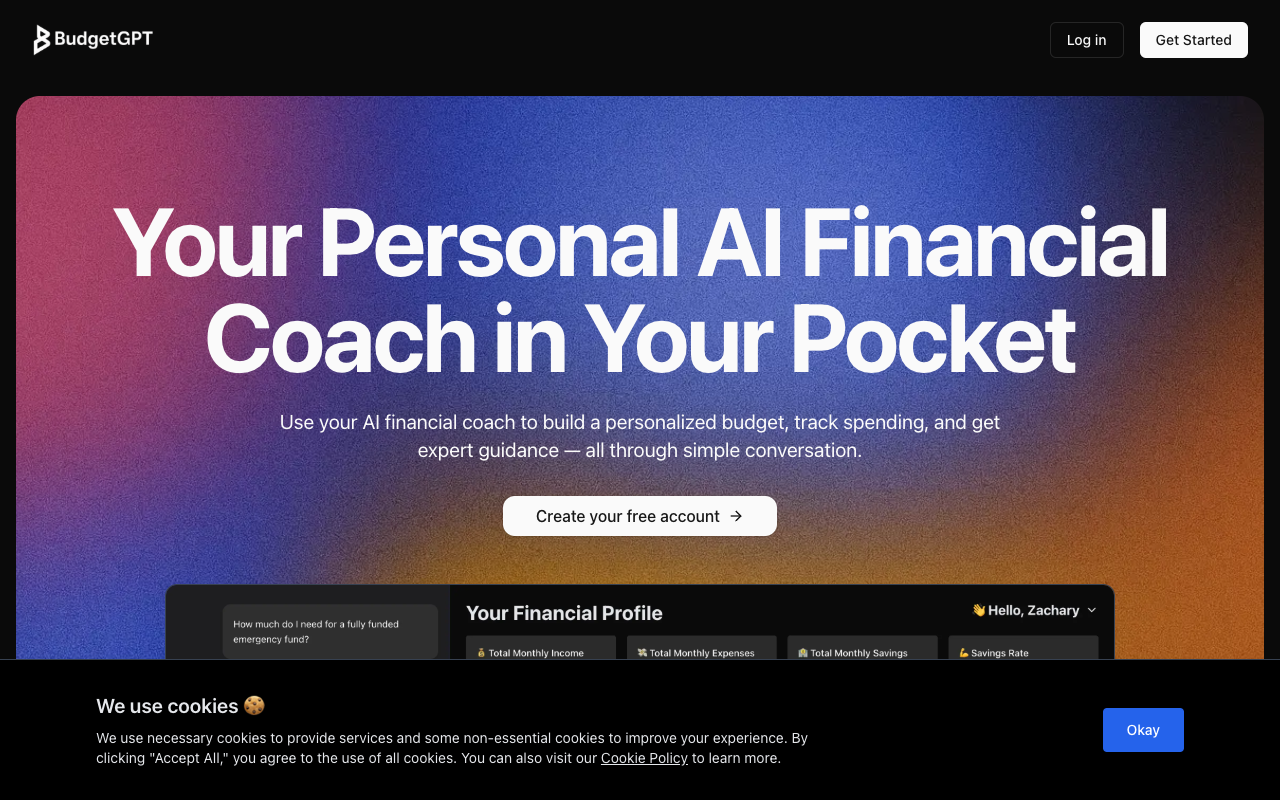 BudgetGPT - Your AI-powered personal finance coach that helps you manage your money effortlessly
