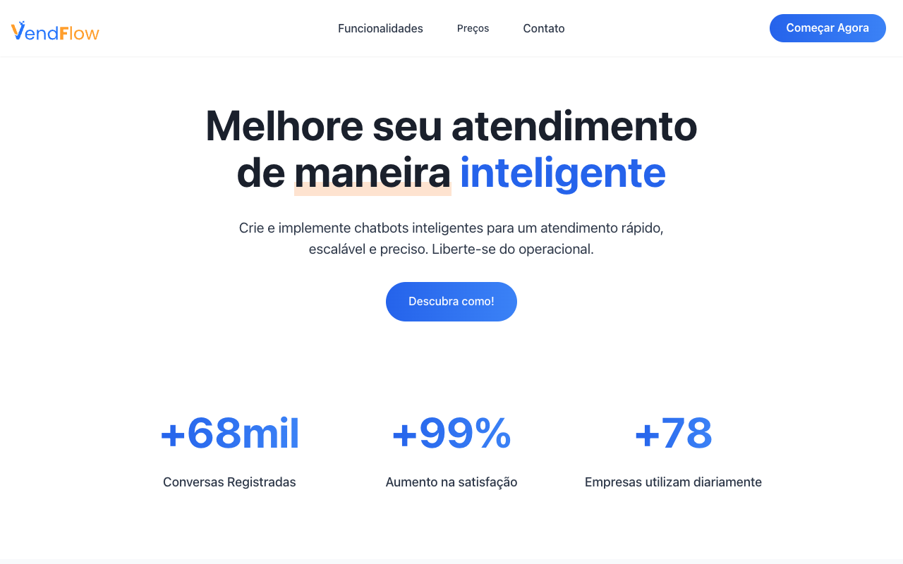 Vendflow - A no-code chatbot builder for interactive conversations chatbot no-code lead-generation