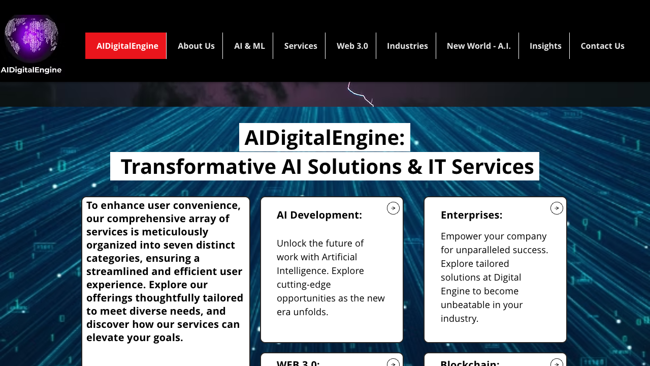 AI-Digital Engine - Custom AI Solutions for Intelligent Business Automation