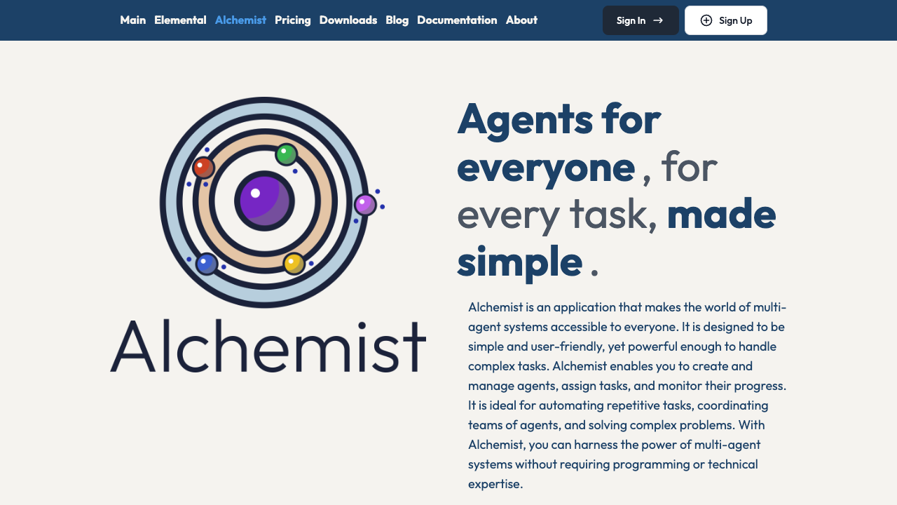 Alchemist - A no-code platform for creating personal and private AI agents