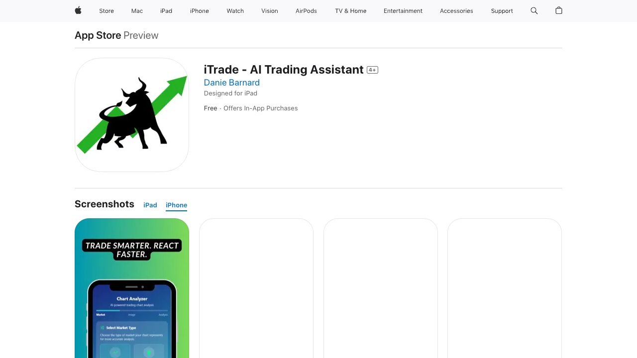 iTrade - An AI Trading Assistant that simplifies technical analysis for all markets