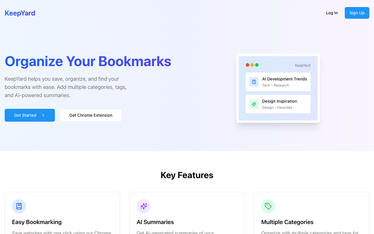 Keepyard - A Free Open Source Pocket Alternative with AI Features