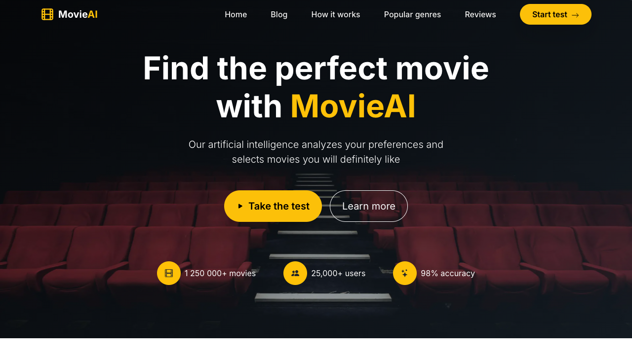 MovieAI - Film Recommendations Tailored to Your Current Mood