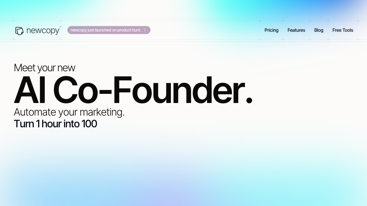 newcopy - AI-powered copywriting that captures your brand's true voice