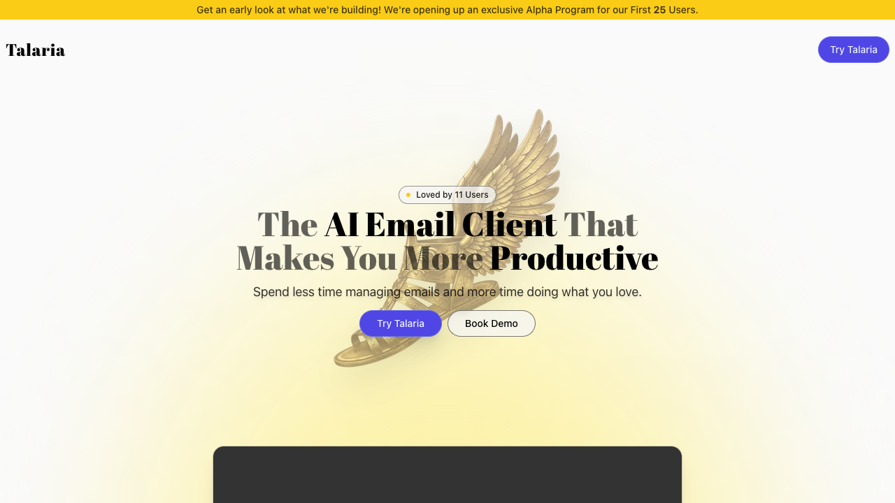 Talaria - An AI-powered email client that boosts your productivity