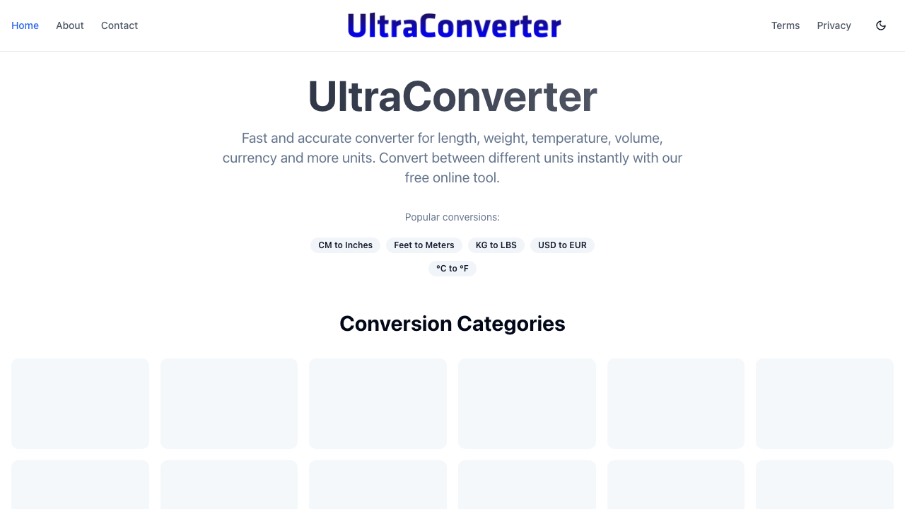 UltraConverter - An AI-powered tool for converting units in multiple languages
