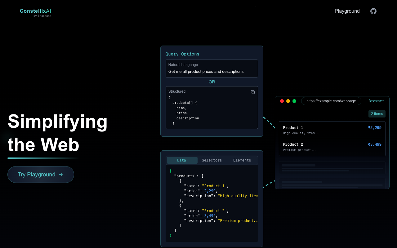 Constellix AI - An open-source AI scraper and MCP server for smarter web data extraction