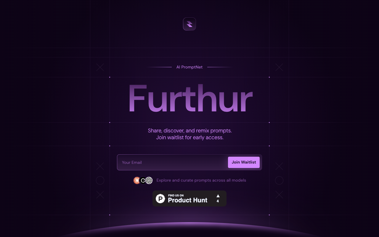 Furthur.ai - A social network where prompts drive connection and creativity