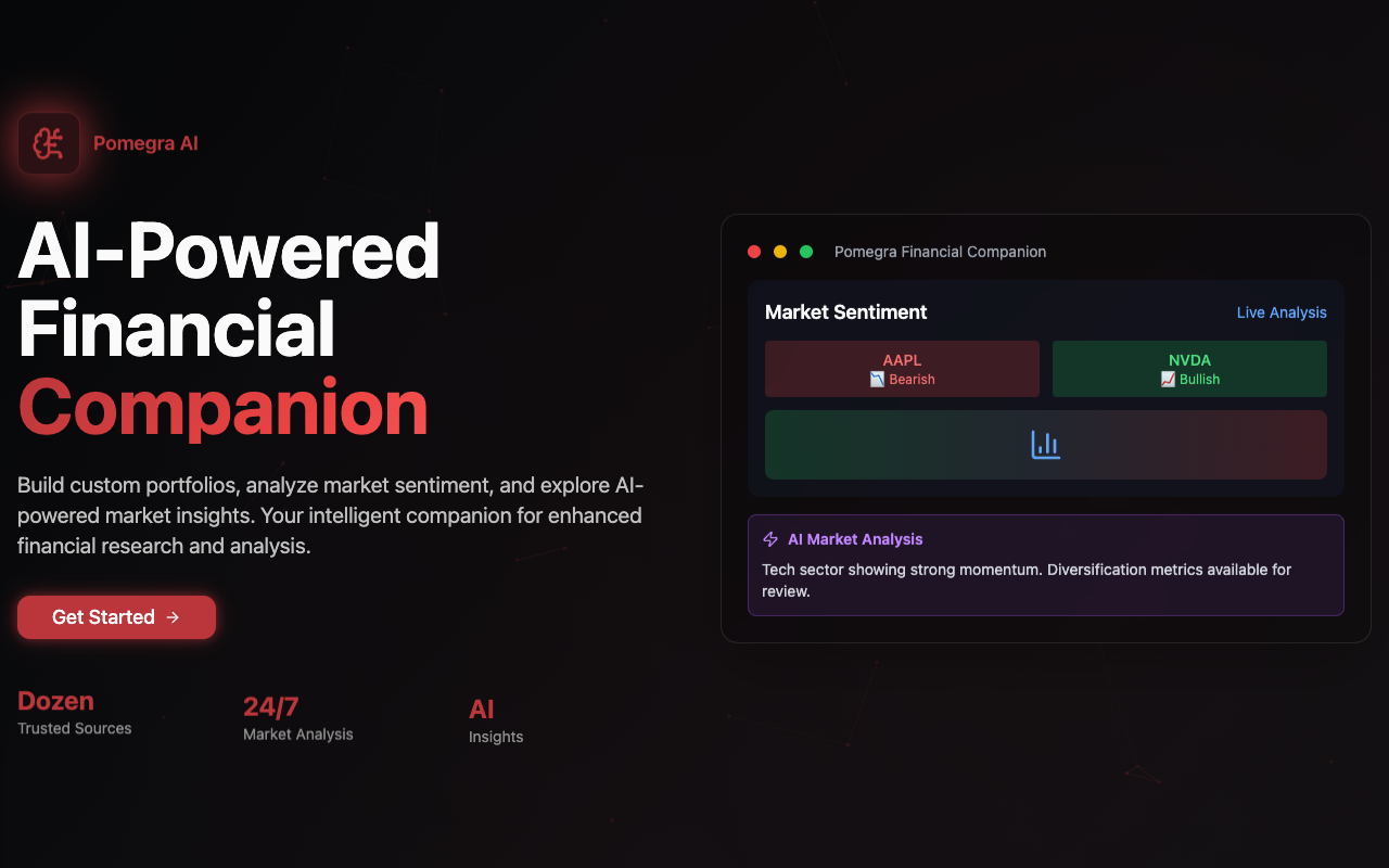 Pomegra - Your AI-powered financial companion for smart investment decisions
