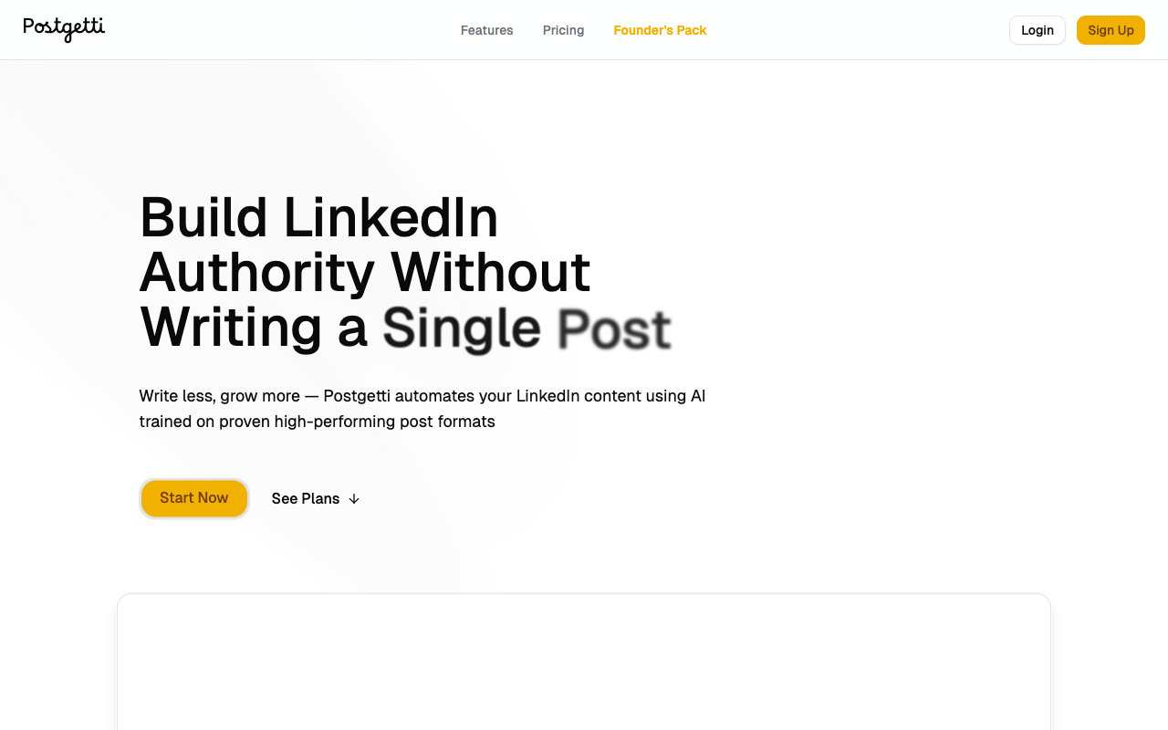 Postgetti AI - Generate viral LinkedIn posts in seconds with AI