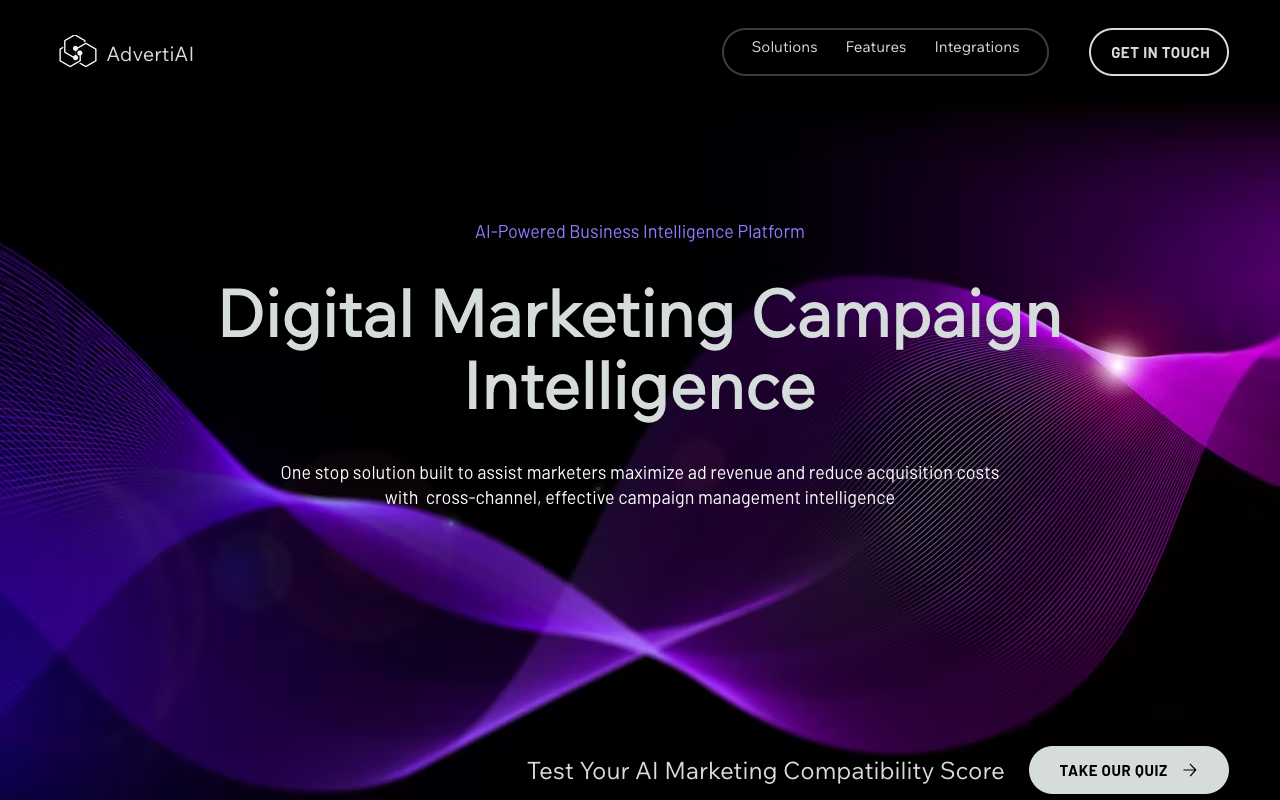 AdvertiAI - An AI-powered platform that maximizes ad revenue and reduces costs AI ad-optimization marketing