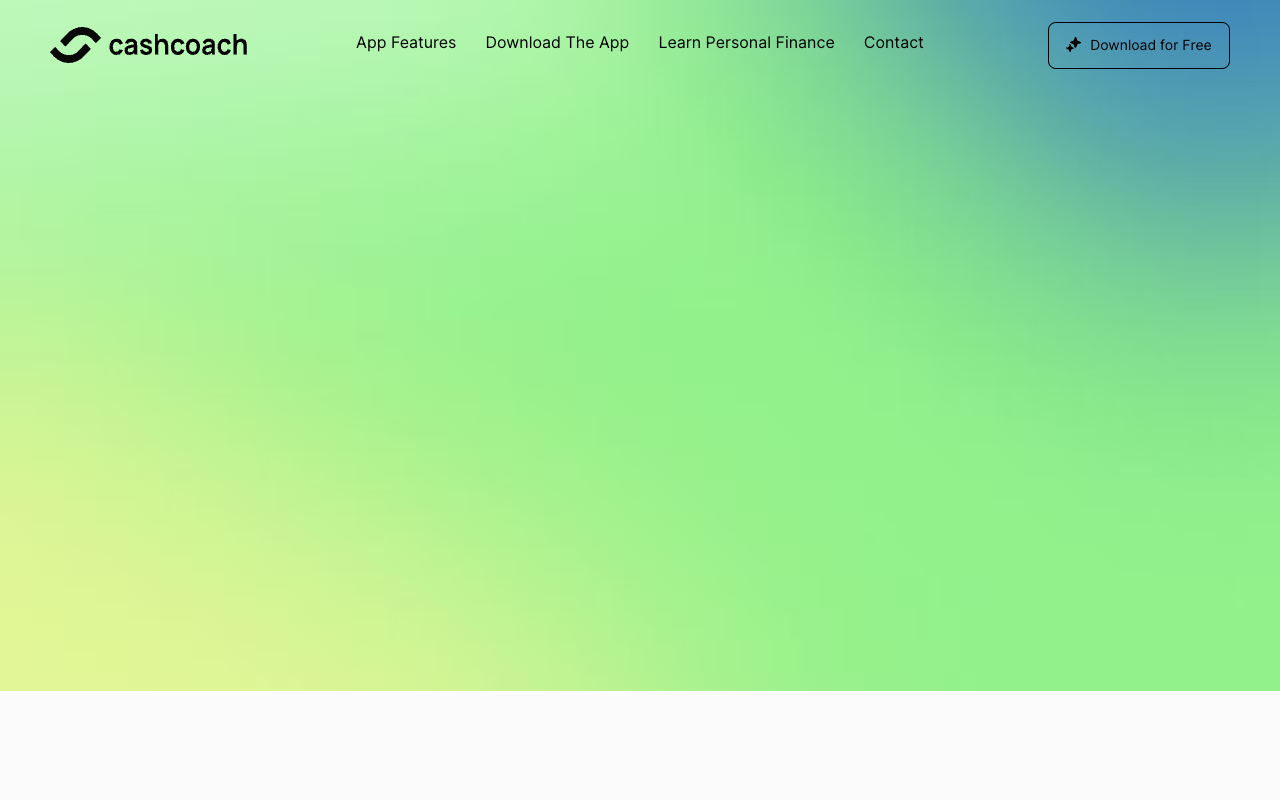 Cash Coach AI - Your AI-powered personal finance coach personal-finance budgeting AI