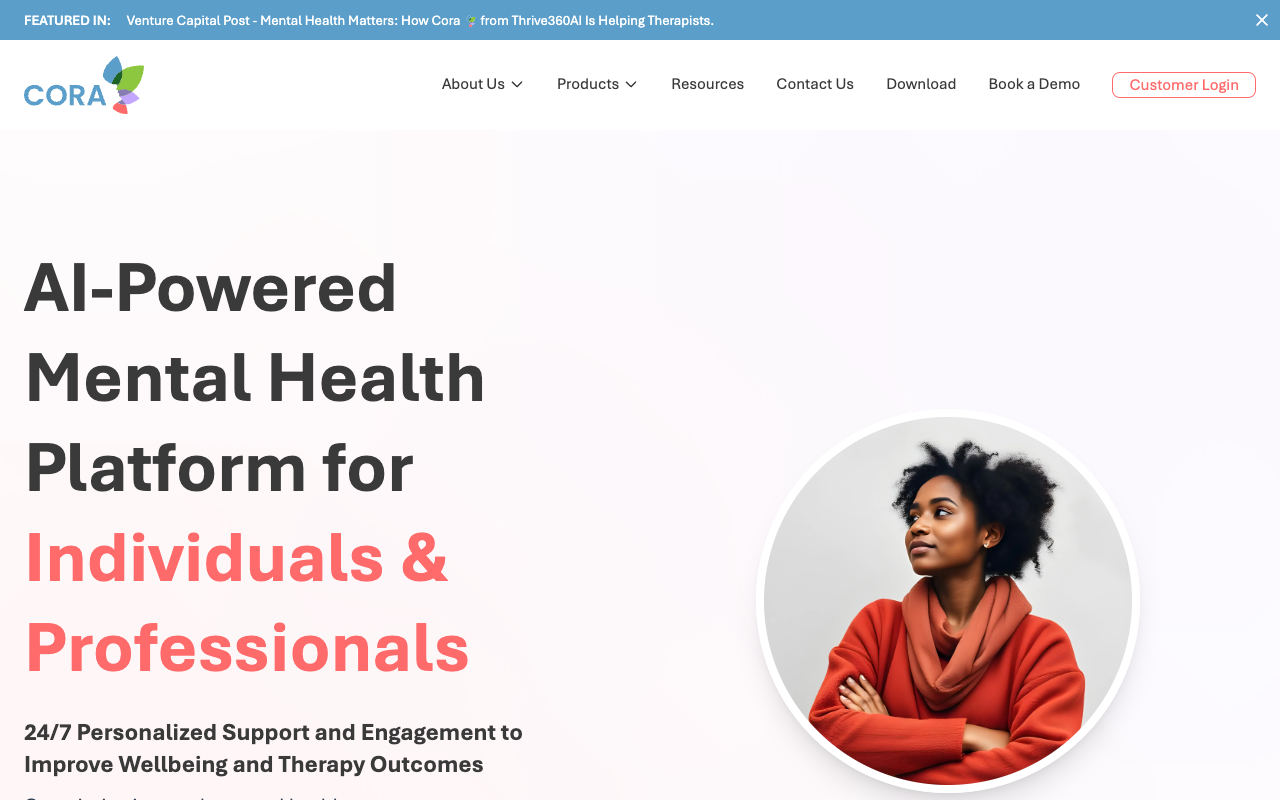 Cora - A therapist assistant app that empowers therapists and engages patients