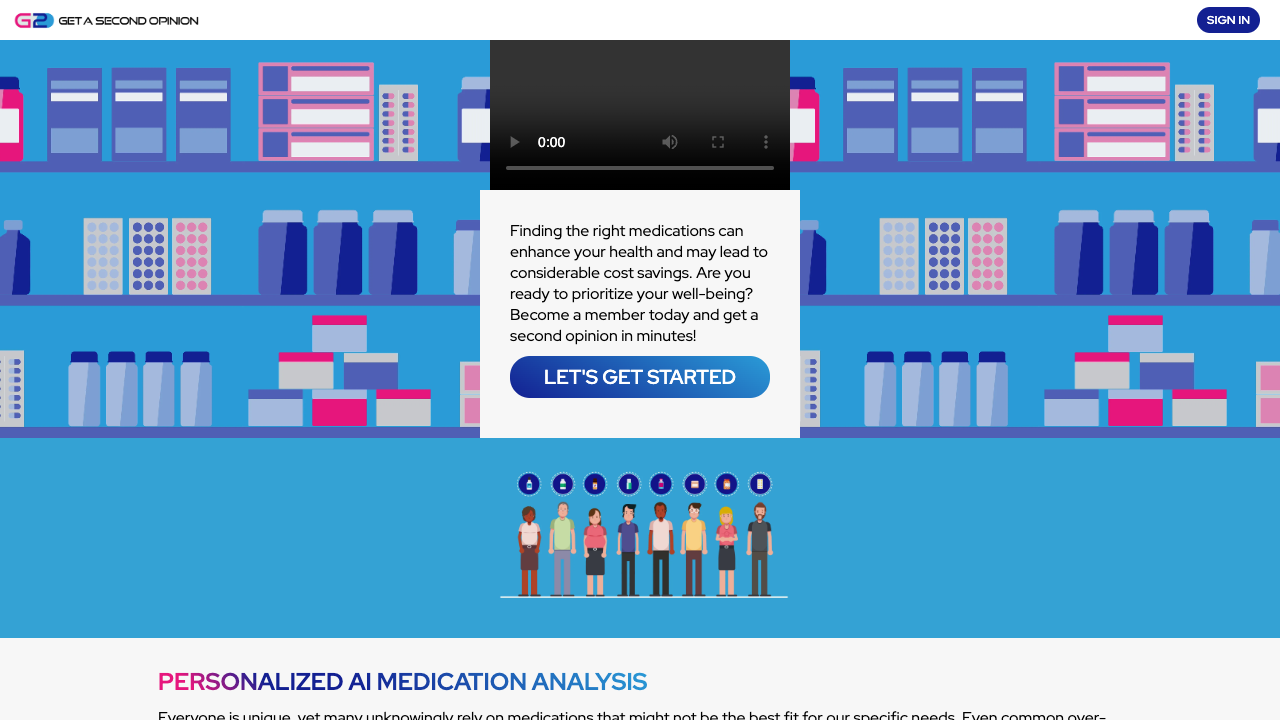 Get a Second Opinion - An AI engine providing personalized medication recommendations for better health healthcare AI medication
