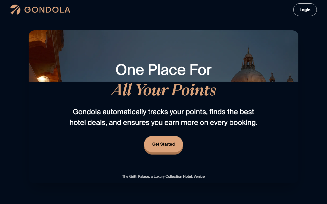 Gondola AI - Discover and manage your travel points effortlessly