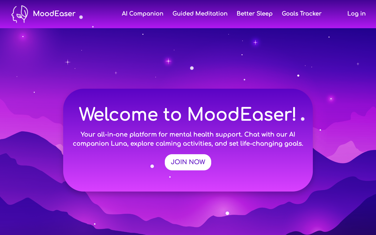 MoodEaser - An AI-powered companion for emotional support and mental health
