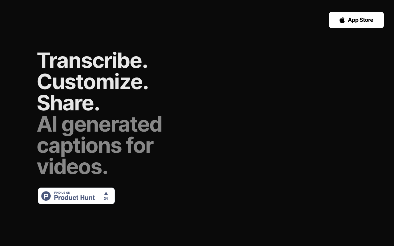 Scribo - Create Stunning AI Captions for Your Videos