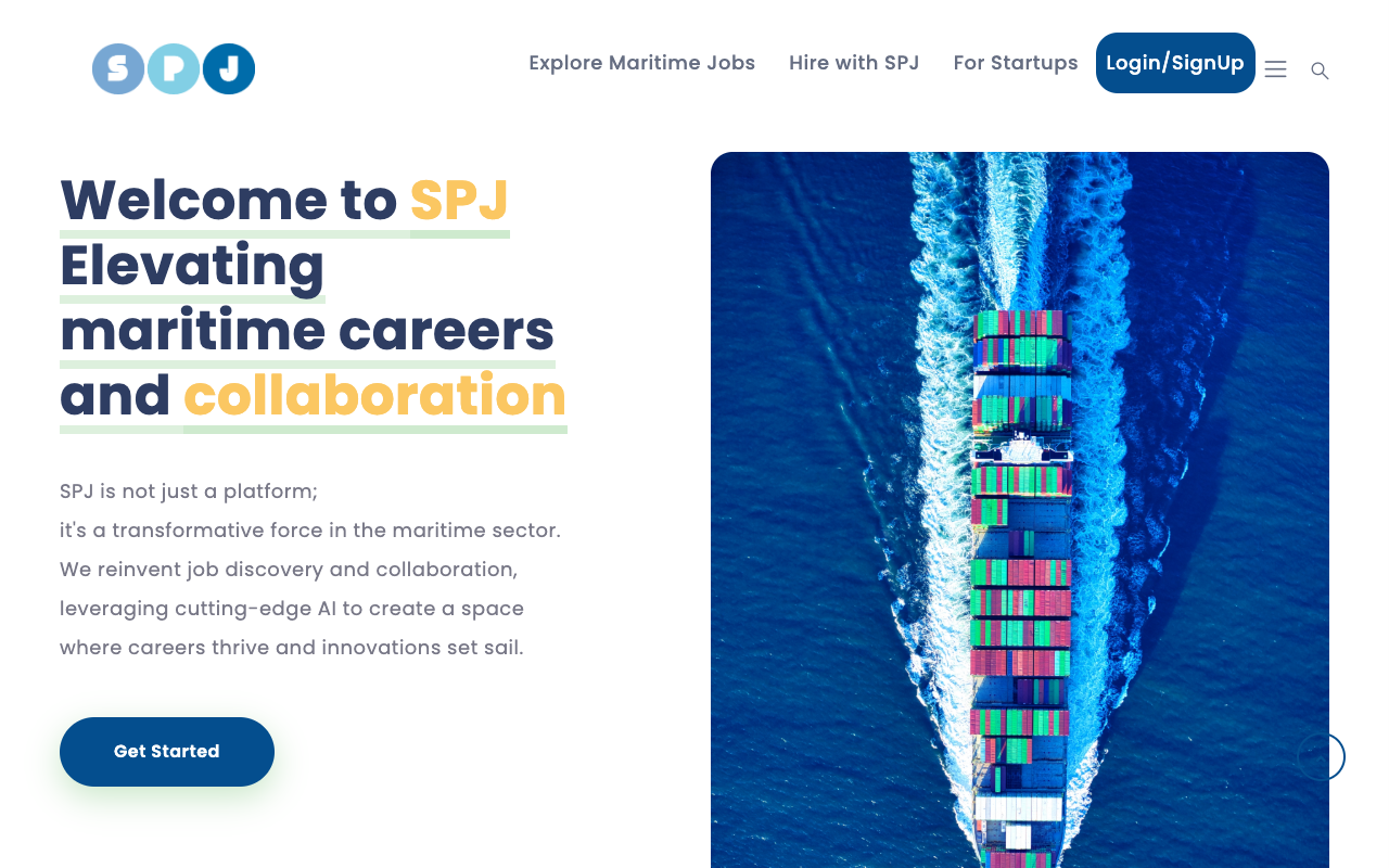 SeaPlatformJob - An AI-powered hub connecting maritime job seekers and companies