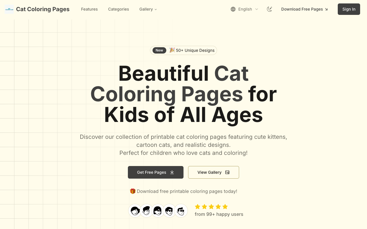 Turn your cat into a coloring page! - Create personalized coloring sheets with our AI tool