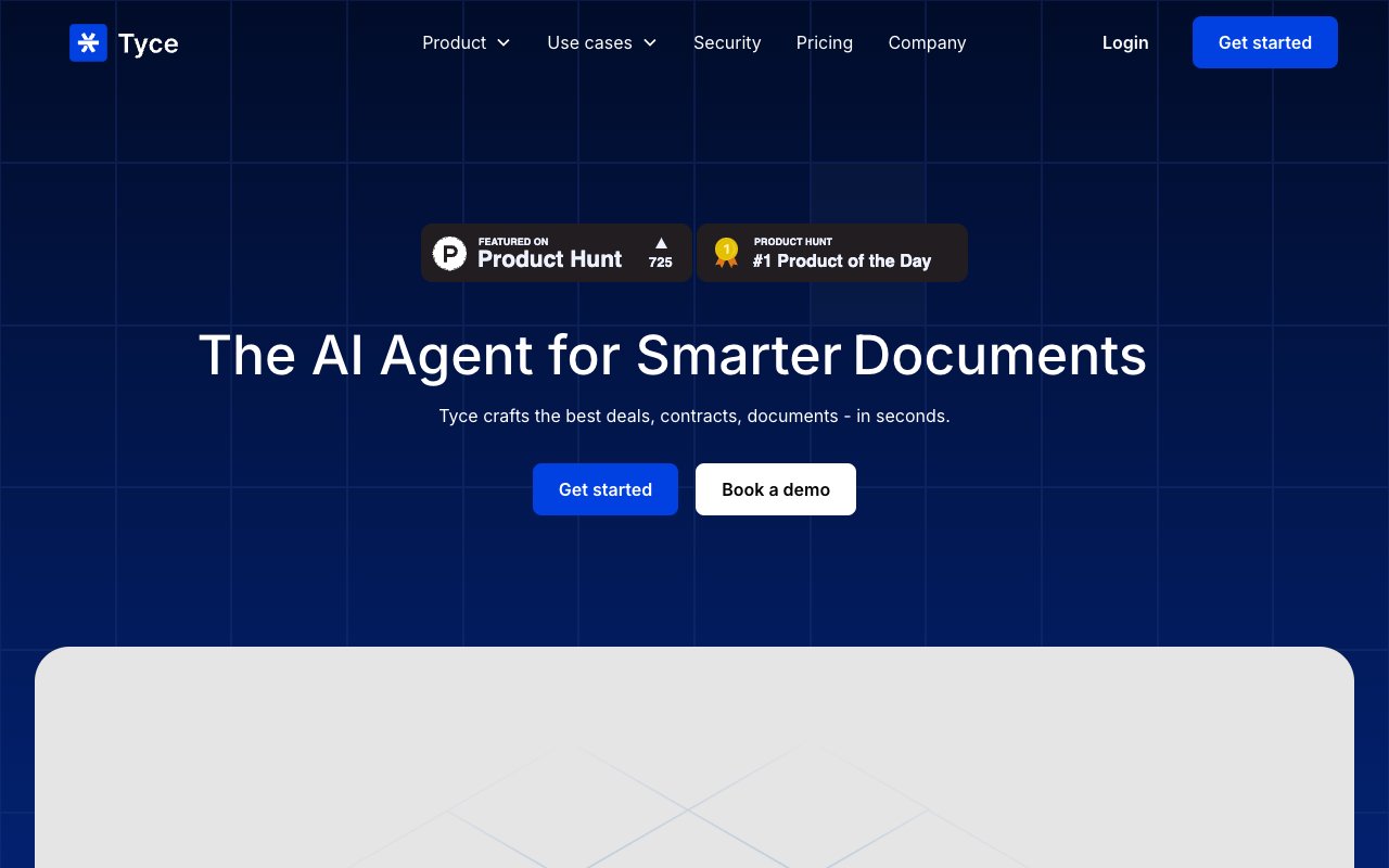 Tyce - The AI Agent that crafts intelligent documents in seconds