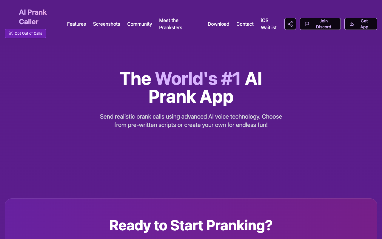 AI Prank Caller - Create and send hilarious custom AI prank calls
