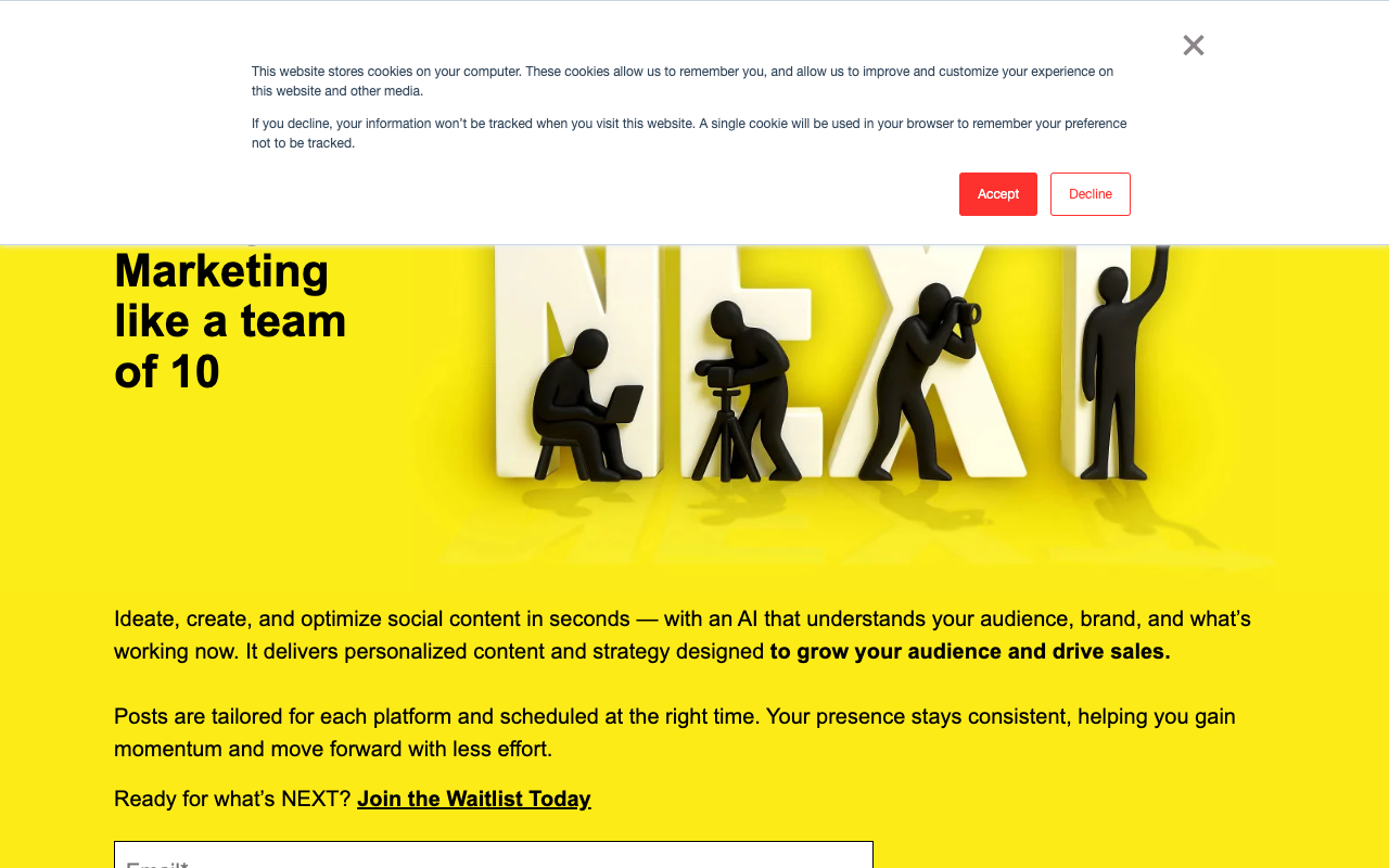 Creatifai - An AI marketing copilot that helps creators and SMBs turn ideas into viral content