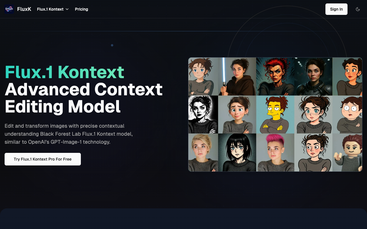 FLUX.1 Kontext - A powerful tool for generating and editing images with precision