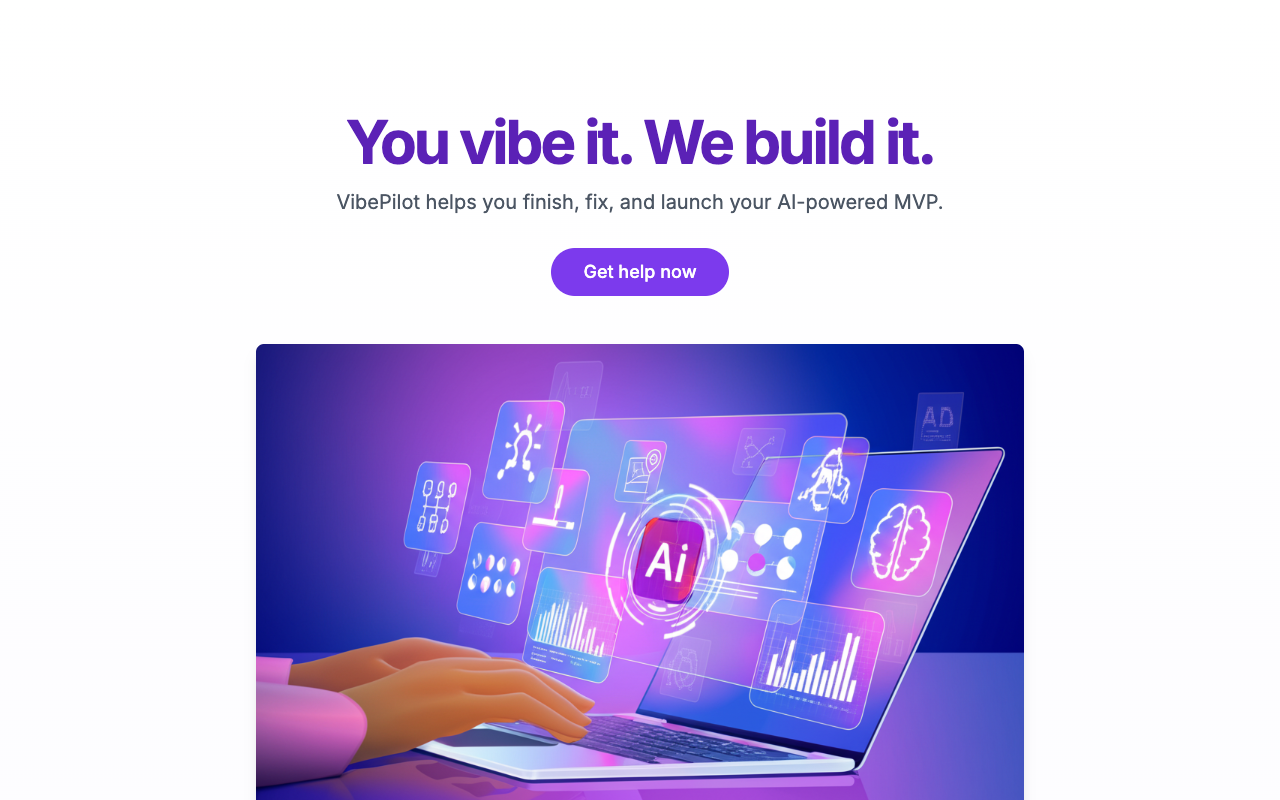 VibePilot - Helping founders and no-code builders launch their MVPs
