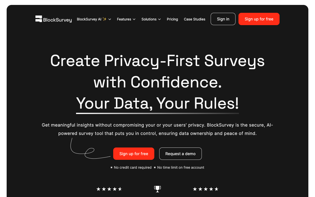 BlockSurvey - AI agents to create, analyze, and automate surveys