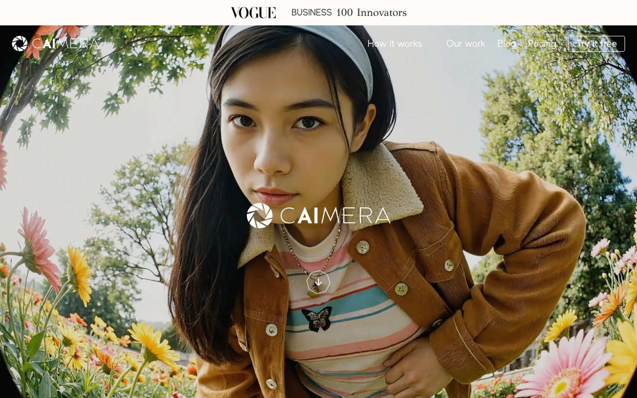 Caimera - AI Fashion Photoshoot with photorealistic AI models
