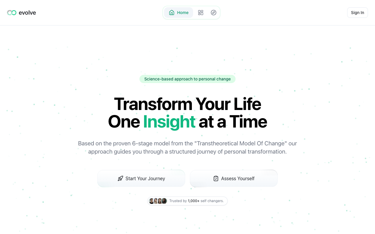 Evolve - Self Development Supercharged With AI