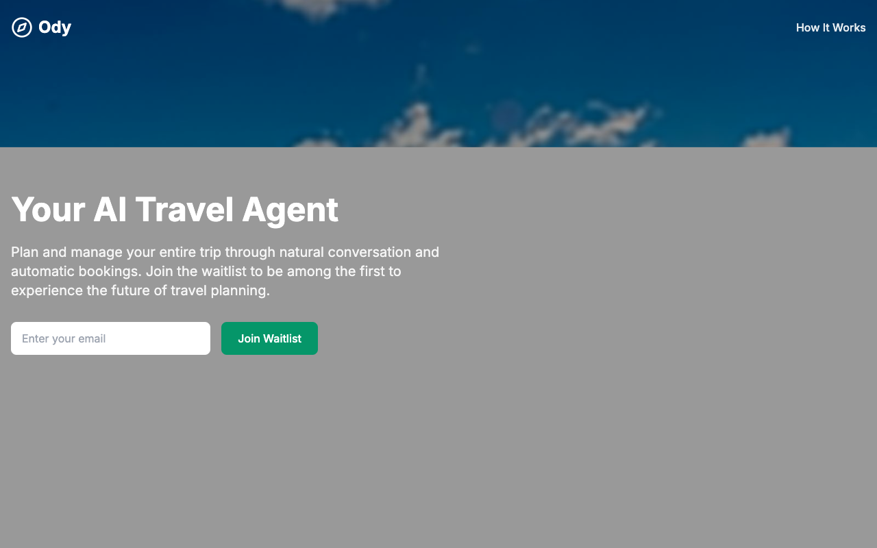 Ody - Your AI travel agent for planning and booking adventures