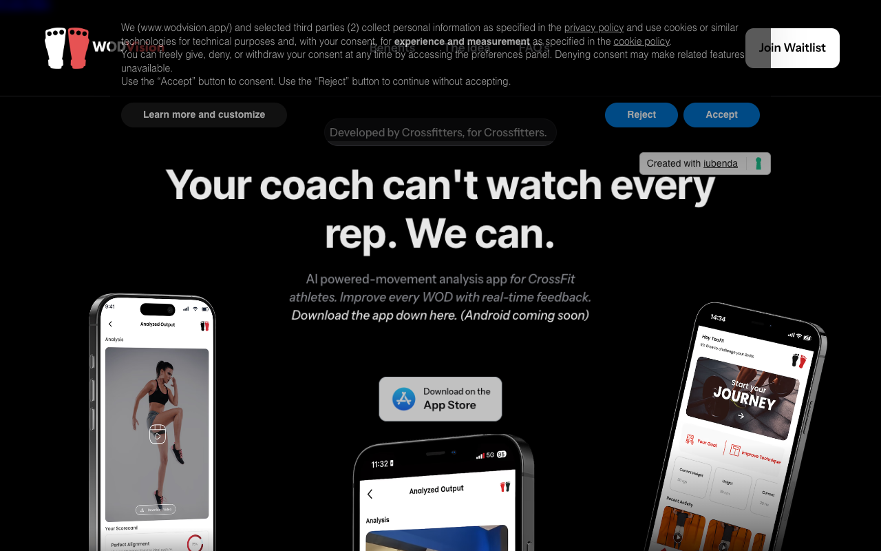 WODVision - AI video analysis for CrossFit athletes