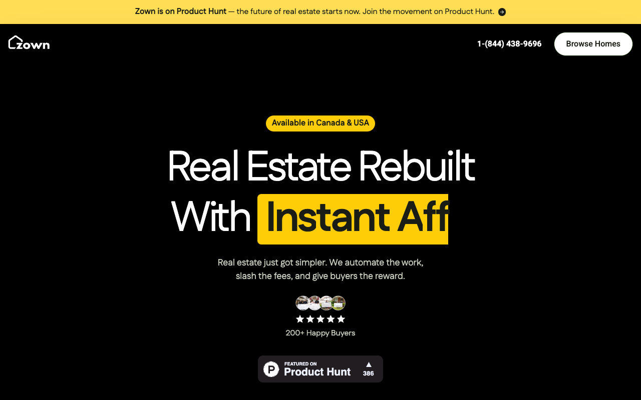 Zown - The AI-powered homebuying platform that simplifies your home purchase