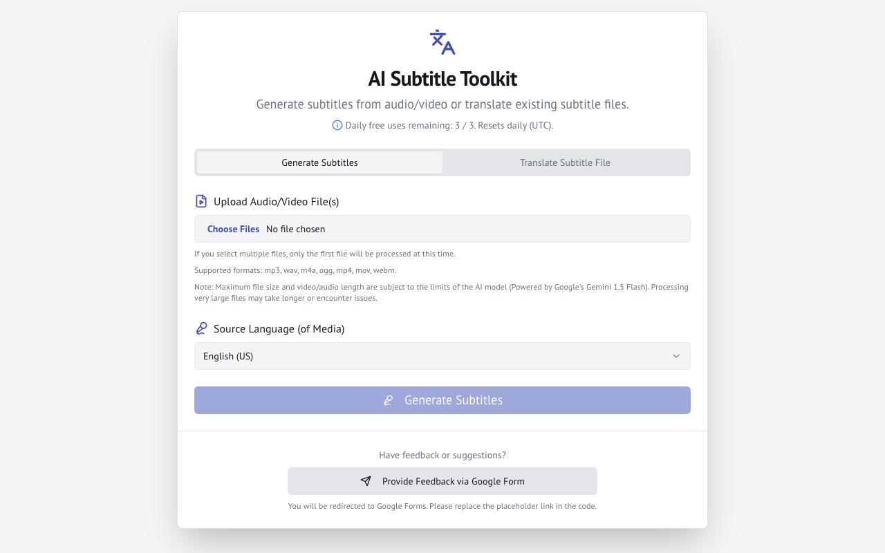 Subtitle Weaver - Extract and translate subtitles from any video using AI