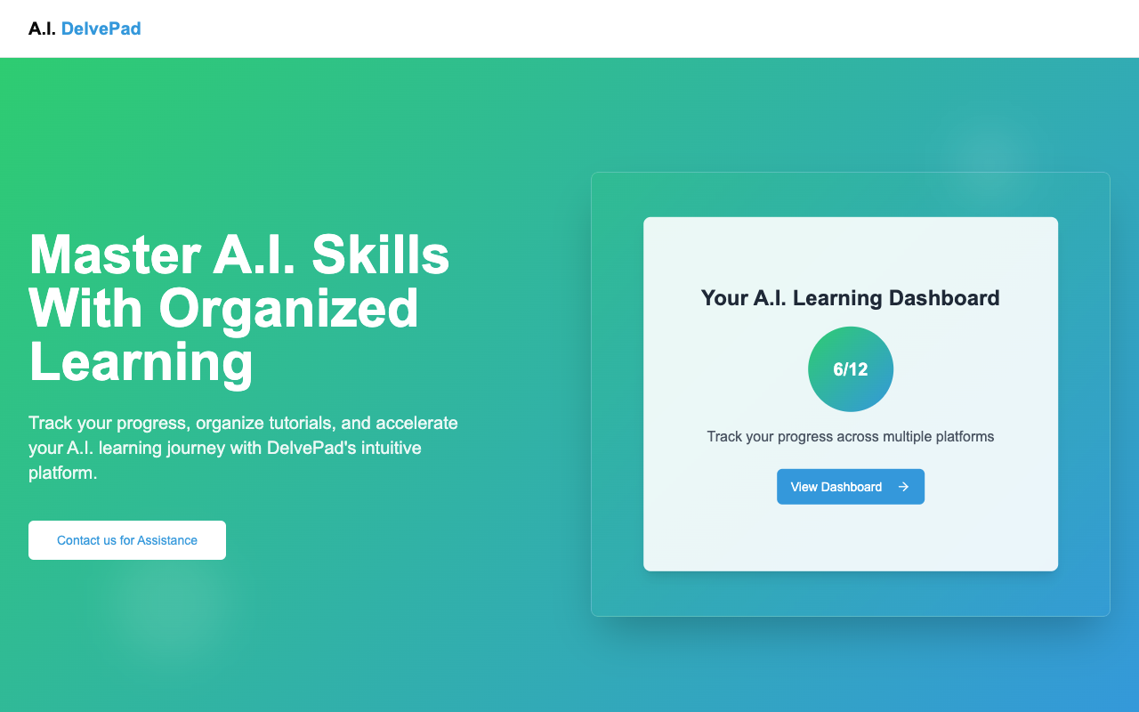 A.I. DelvePad - Your ultimate platform to explore and share A.I. resources