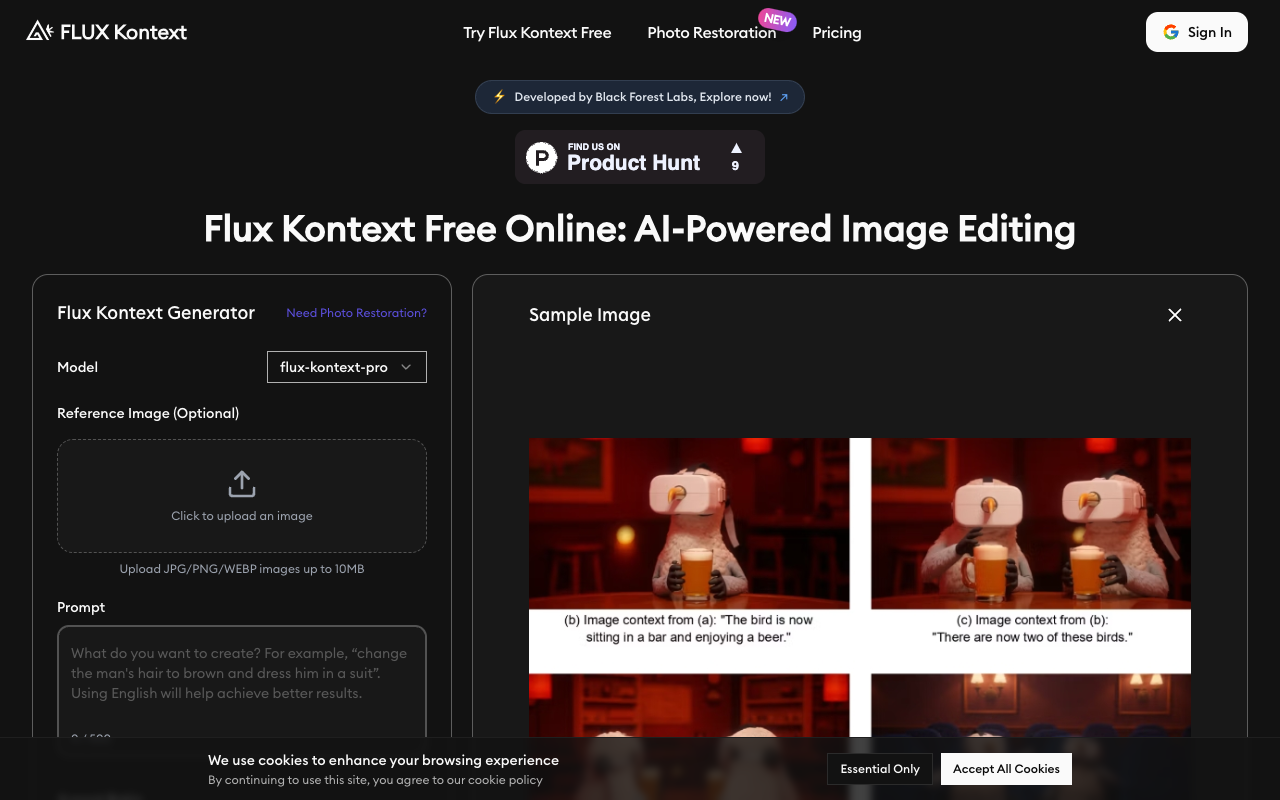 FLUX Kontext - The Future of AI Image Editing with Precision and Versatility image-editing AI style-transfer