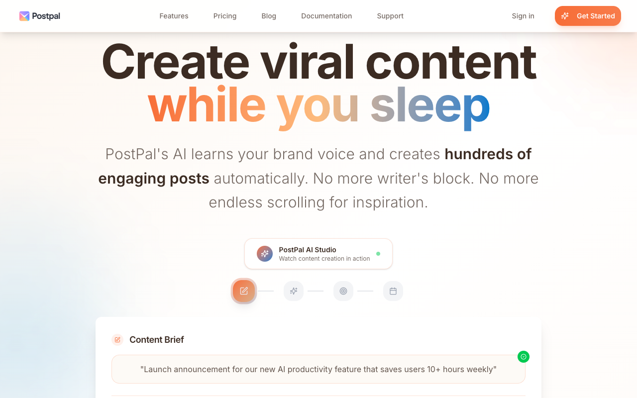 PostPal - Create perfect social media posts quickly and easily