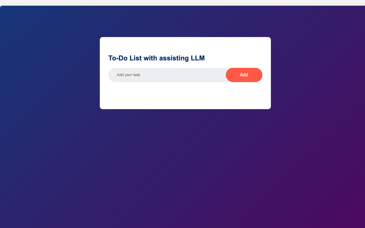 AI-Todoapp - A smart todo-list web app that generates actionable steps using AI