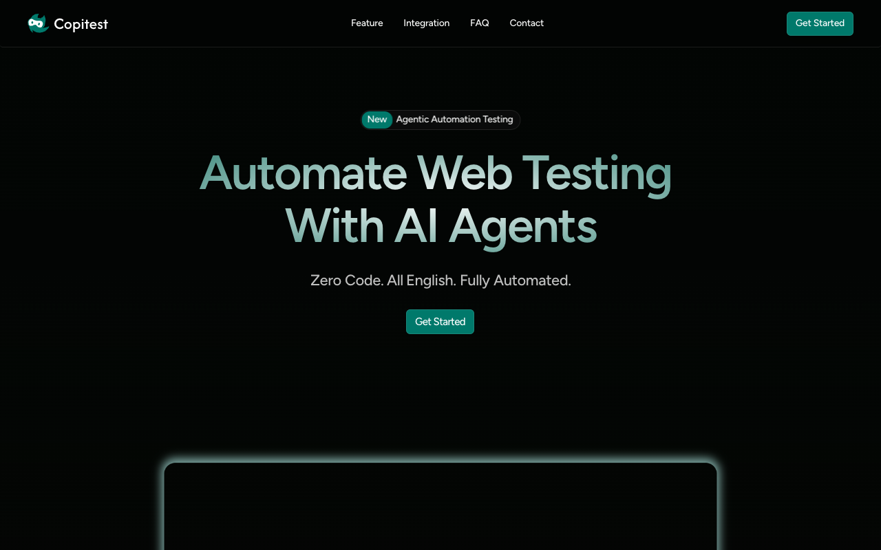 CopiTest - A no-code automation testing platform powered by AI agents
